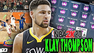 NBA 2K20 KLAY THOMPSON BUILD! YOU NEED TO MAKE THIS BUILD BEFORE IT GETS PATCHED!
