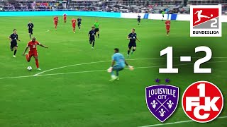Boyd Scores Whilst Laying Down | Louisville City FC vs. 1. FC Kaiserslautern 1-2 | Highlights