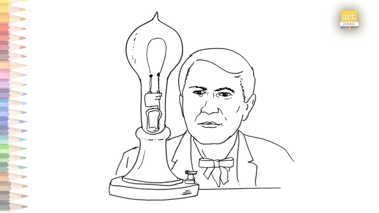 Learn to Draw Thomas Edison