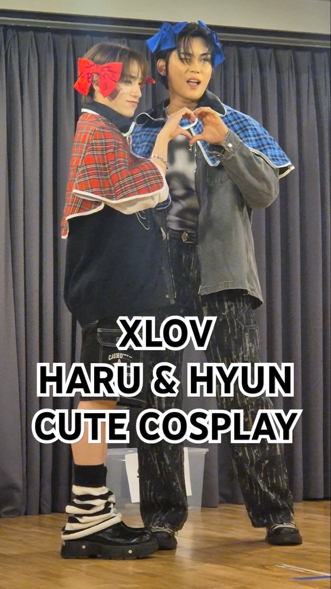 XLOV ハル　チェキ　コスプレ XLOV (엑스러브) - Haru & Hyun Cute Cosplay (Fansign Photo Time