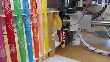 Pen gripper at Plotter 2