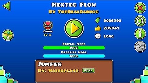 Geometry Dash| Demon Level: Hextec Flow by TheRealDarnoc