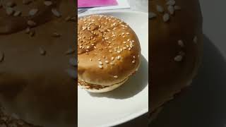 Homemade hamburger, (not fake )￼
