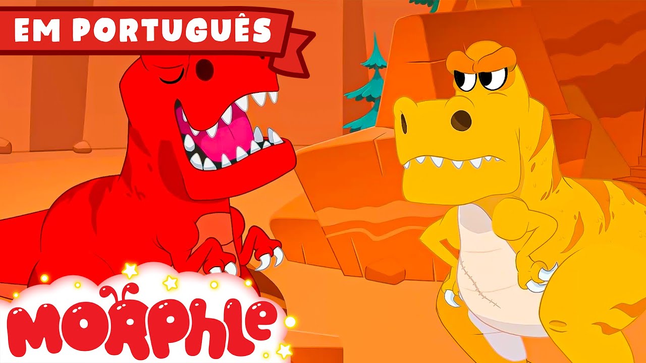 ⁣Morphle, meu dinossauro mágico, volta no tempo - Morphle em Português | Desenhos em Portugue