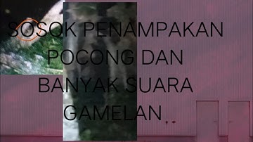 detik detik munculnya sosok pocong dan suara gamelan @ mandar official #serem banget #hororngeri