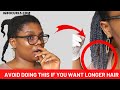 Natural Hair Mistakes that Damaged & Postponed my Type 4 Hair Growth