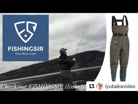 FISHINGSIR Chest Waders and The 25 Dollar Walleye