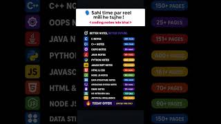 Link in bio – Instant Download 👆🏻#pythonnotes #shorts #javanotes #cnotes #c++notes #ytshorts