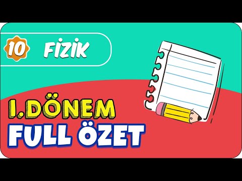 10. Sınıf Fizik 1.Dönem Full Tekrar 📝