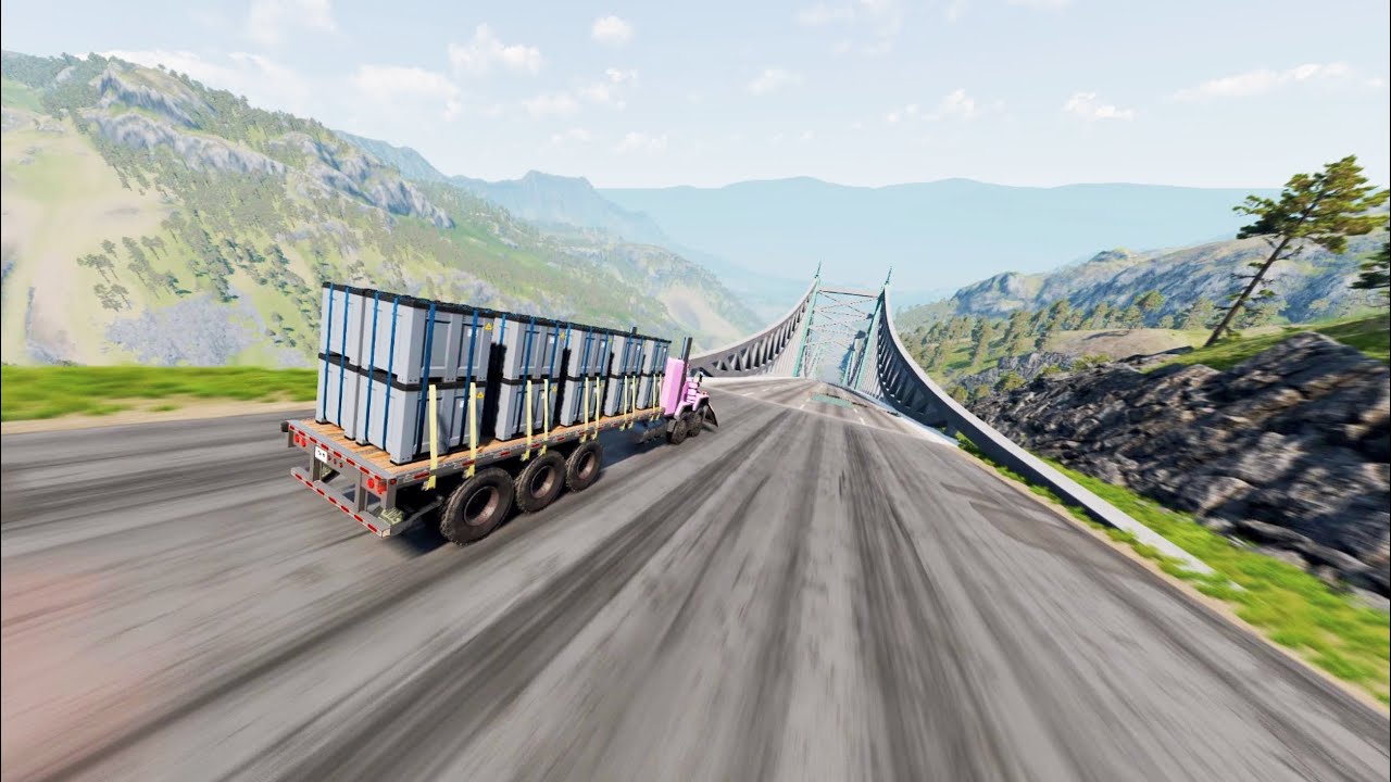 Flooring The GAS in BeamNG.drive #23 - INSANE Full Throttle Crashes 2025