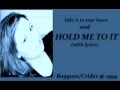 Suzy Bogguss - Hold Me To It ( + lyrics 1999)