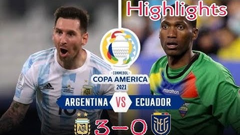 Argentina vs Ecuador extended Highlights. Full-time Argentina 3-0 Ecuador #Highlights