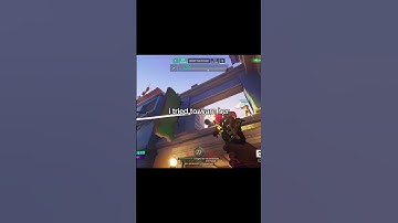 Widow was so oblivious🤣 #overwatch #overwatch2 #widowmaker