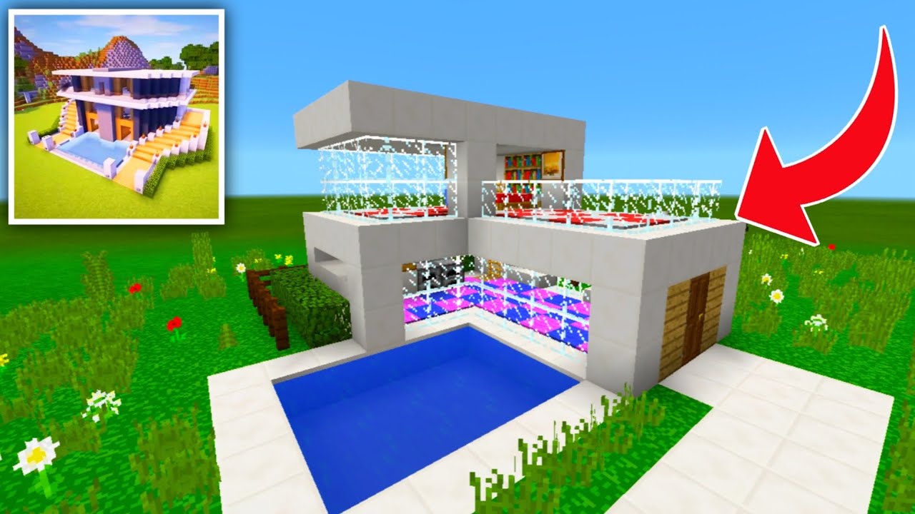 Craft World - How To Build SMALL MODERN HOUSE | Craft World House ...