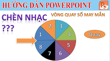 Hướng dẫn chèn nhạc vào vòng quay số may mắn trong powerpoint - Hướng dẫn Powerpoint