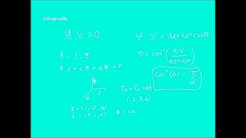 Elementary Linear Algebra  Lecture 20 - Euclidean Vector Spaces (part 5)