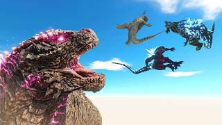 EVOLVED GODZILLA vs EVERY GODZILLA! Can He Defeat His Entire Lineage? | ARBS