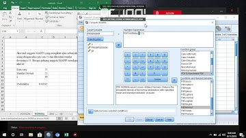 CARA MENGERJAKAN DISTRIBUSI POISSON, BINOMIAL DAN NORMAL MENGGUNAKAN EXCEL DAN SPSS