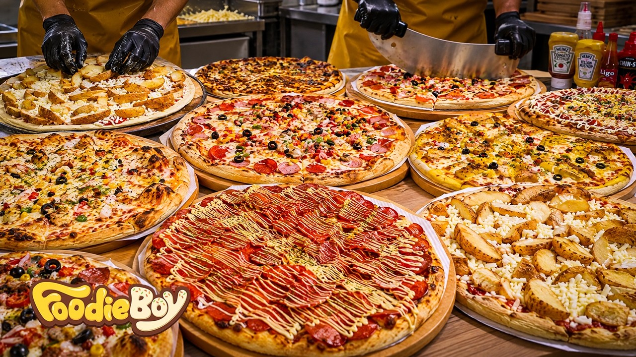 Incredible Pizza Making! From Dough to Pizza