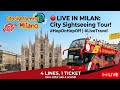 טיול באוטובוס האדום במילאנו איטליה ​#Milan​#CitySightseeing
