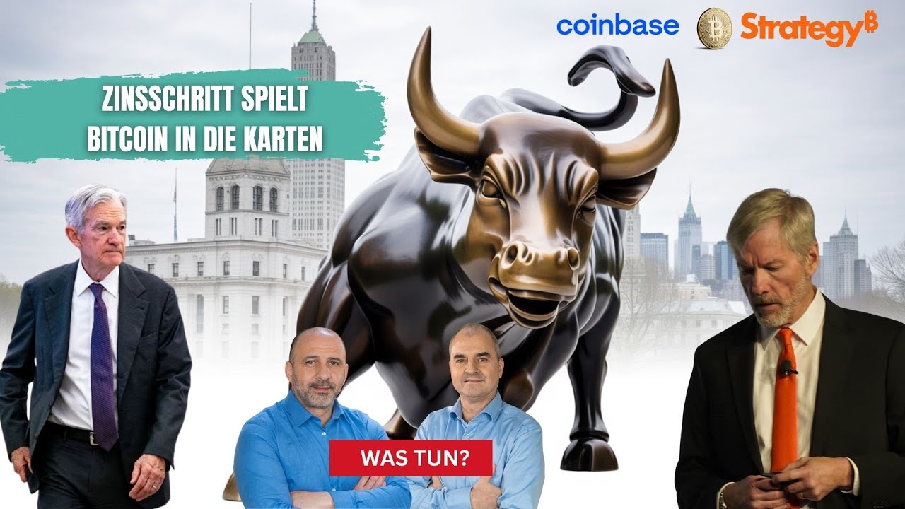 Zinsentscheid! Startet die September Rally durch? Bitcoin, Coinbase,  Strategy, Gold im Check