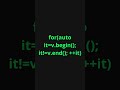 C++: Iterators & auto (CheatSheet)
