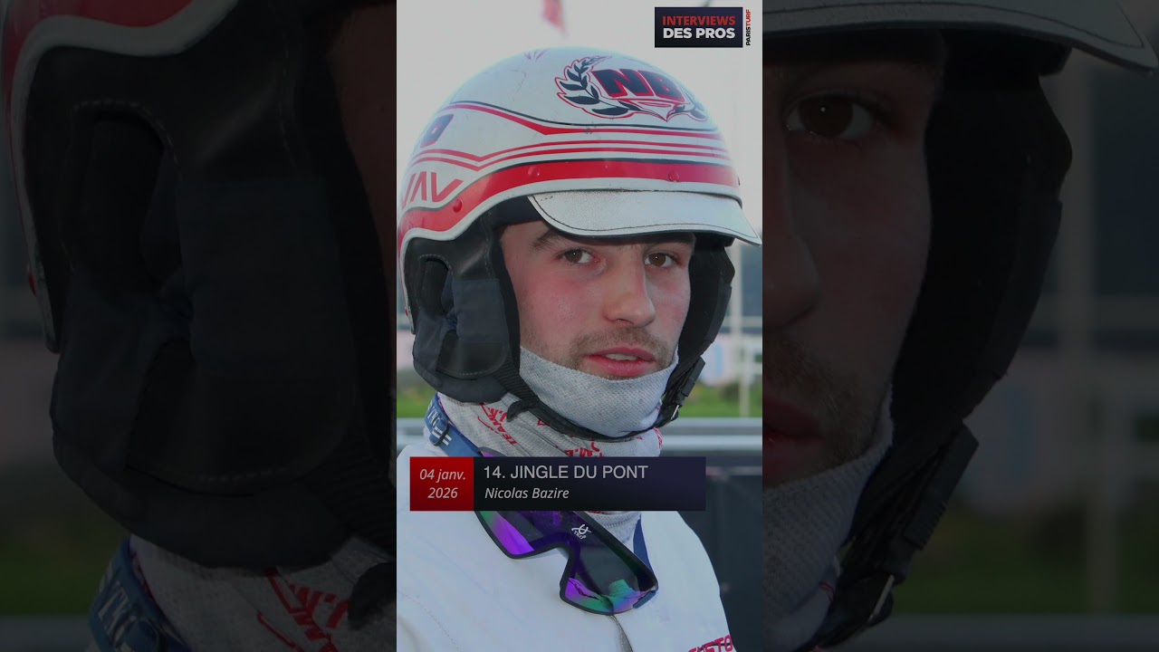 NICOLAS BAZIRE | ENTRAINEUR ET DRIVER DE JINGLE DU PONT | QUINTE DU DIMANCHE 4 JANVIER A VINCENNES