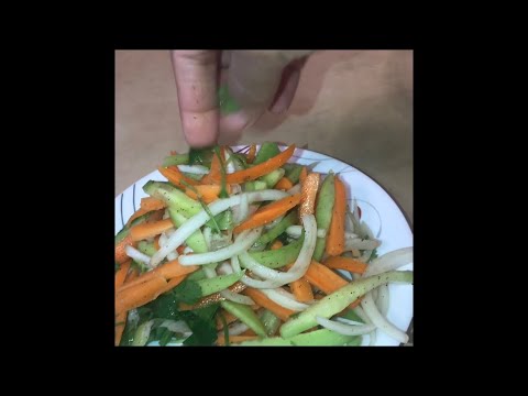 Easy veg salad| Healthy salad| Instant chat pat salad| Rec# 184