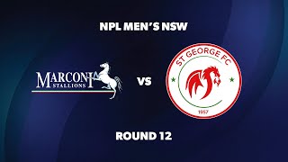 NPL Men’s NSW Round 12: Marconi Stallions FC v St George FC