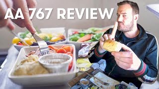 Best SECRET Meal | Domestic Lie-Flat AA 767 Flight Review