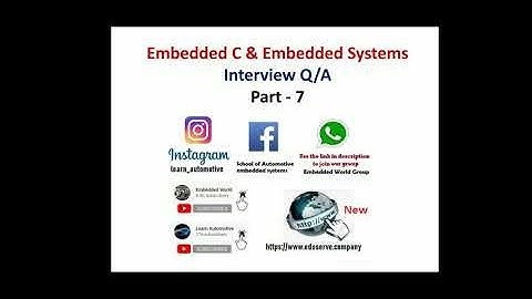 Embedded C Interview QA | Part - 7