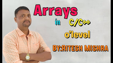 Arrays in C programming part 1