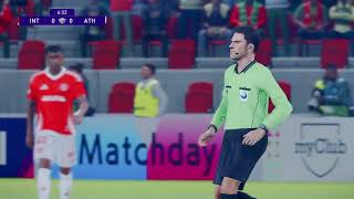 INTER X ATLETIC| AO VIVO COM IMAGENS | JOGO DE HOJE | PES 21 gameplay ps4