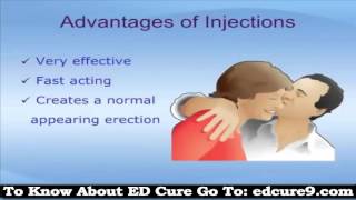 Self Injuction Treatment For Erectile Dysfunction | What Is ED, Casues And Symptoms