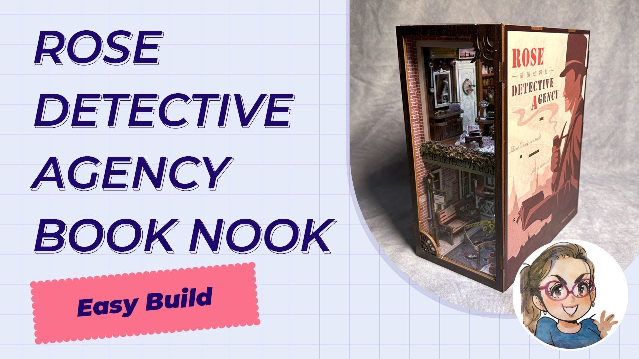 Crafting the Rose Detective Agency: Unraveling the Mystery of Book Nook  Creation 