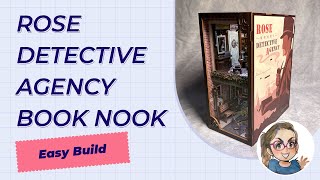 Crafting the Rose Detective Agency: Unraveling the Mystery of Book Nook Creation by Cutebee