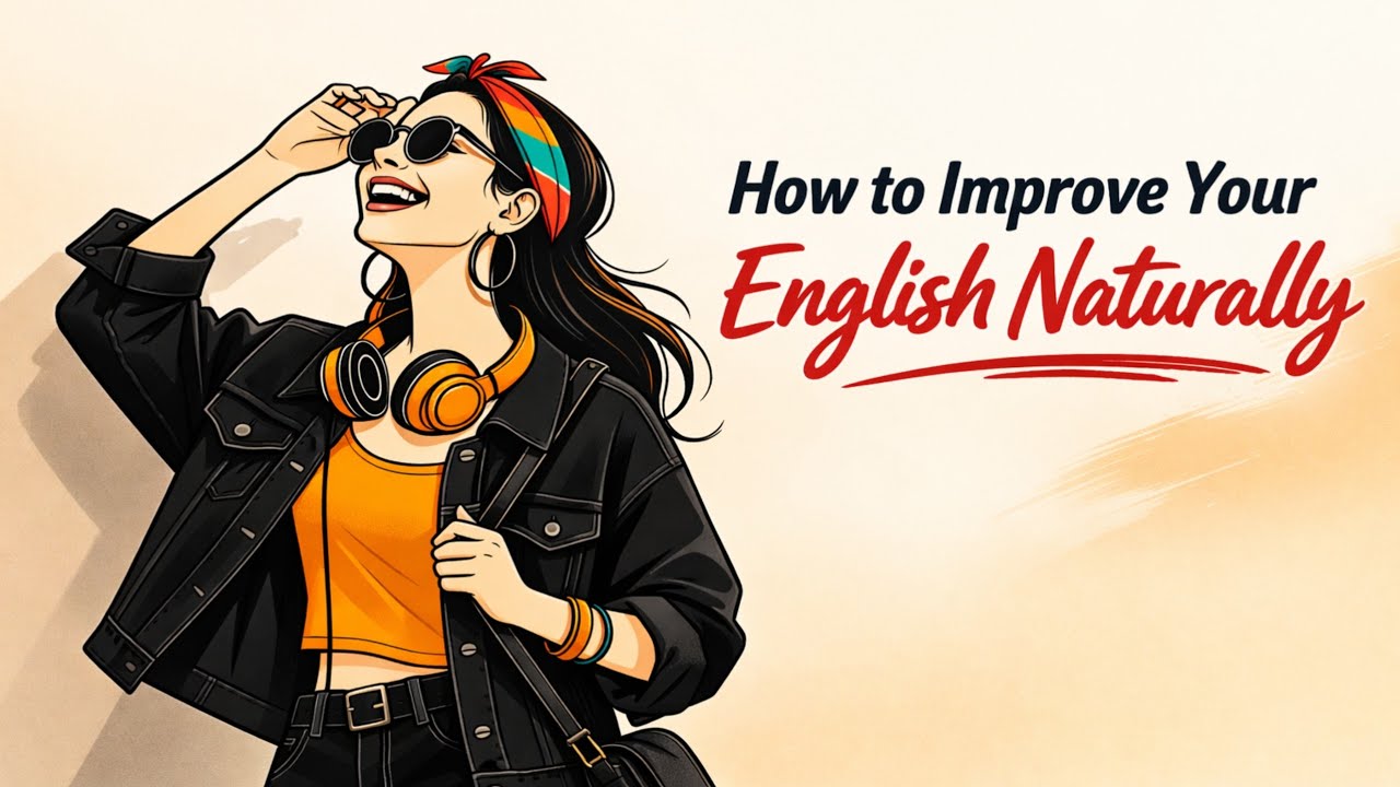 How to Improve Your English Naturally | Speak English Fluently Without Studying Too Hard