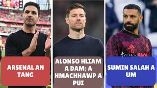Alonso hliam a dam; A hmachhawp a pui, Arsenal an ṭang, Sumin Salah a um
