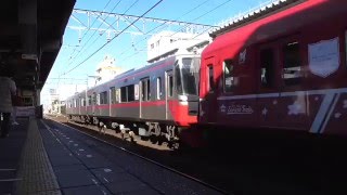 名鉄さくらトレイン3702F新安城到着!