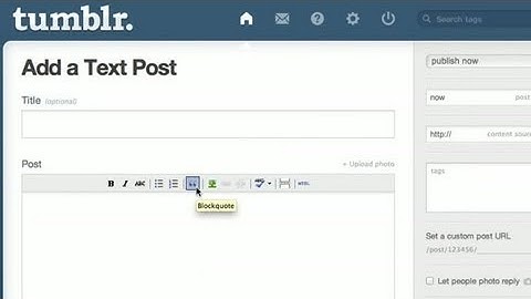How to Make  Blockquotes on Tumblr : Social Media & Tech Questions