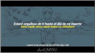 Evangelion 3.1 1.0 OST | VOYAGER - 'Gravestone Without Date' | Sub Español, Romaji & English Lyrics
