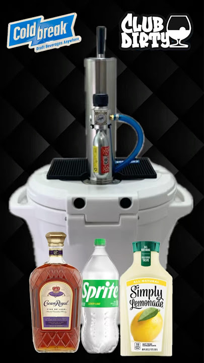 Coldbreak GREG Two (2) Gallon Growler, Small Portable Keg, Stainless