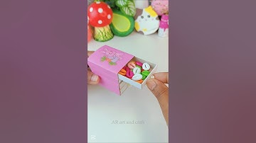 DIY mini storage box😱 #shorts #youtubeshorts #art #craft