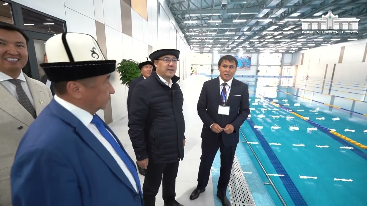 Президент Садыр Жапаров Ош шаарында «Булак» спорттук-ден соолукту чыңдоочу комплексин ачты