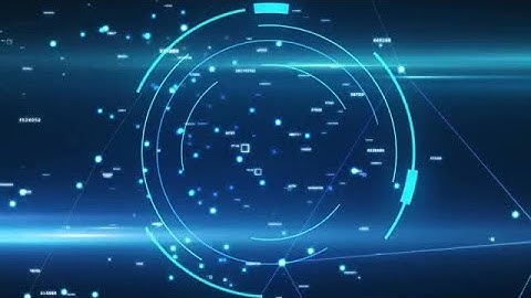 Futuristic Network Lines And Numbers Stock Motion Graphics
