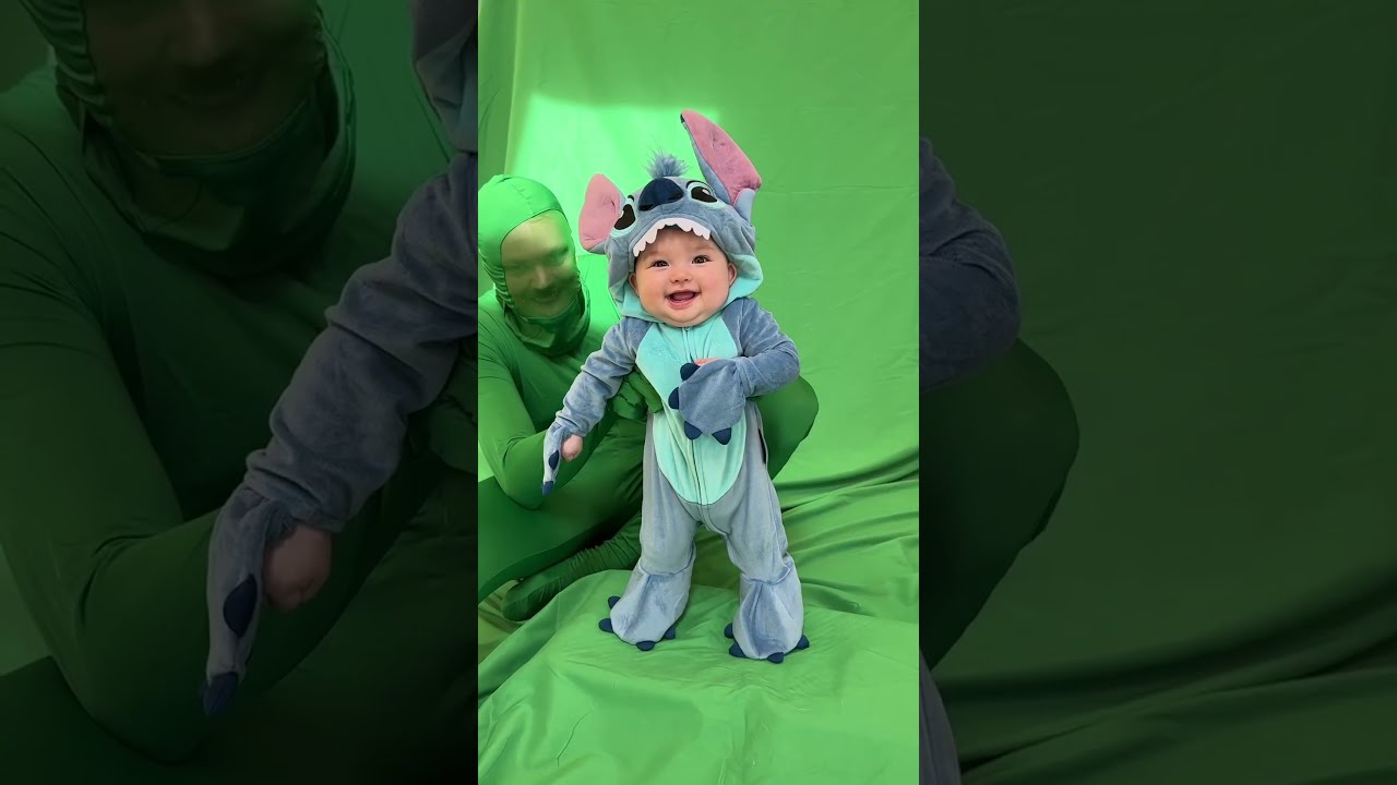 My Baby And Dog Recreate LILO AND STICH 