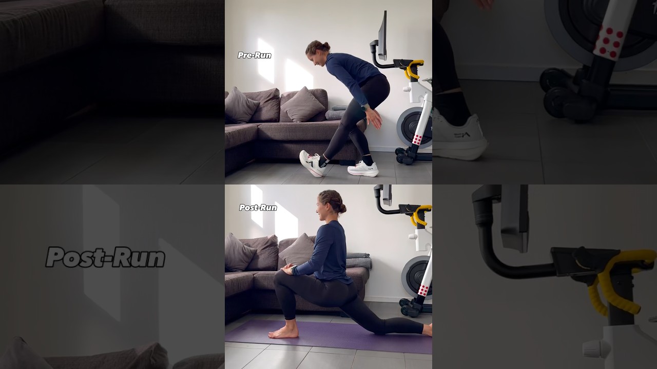 What you do BEFORE and AFTER your run matters 👀🏃‍♀️ #warmup #cooldown #runner