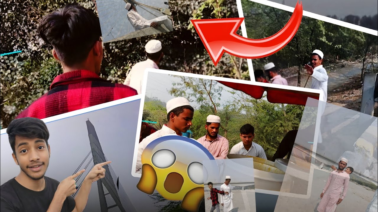 Signature bridge ghumne gaye the doston ke sath 🤯🤯💯💯😎👌...........