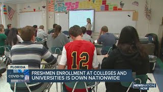 Freshman enrollment at colleges, universities is down nationwide