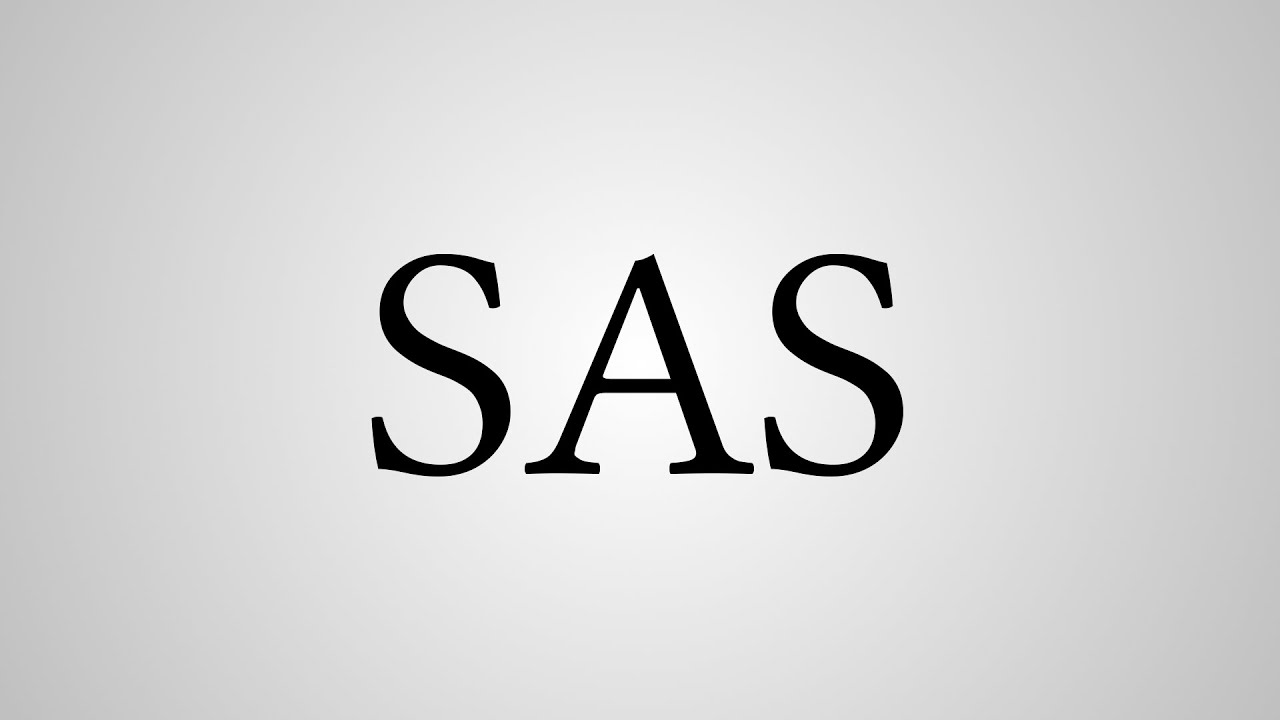 What Does "SAS" Stand For? YouTube
